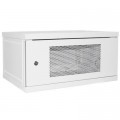 Ipcom Шафа настінна Ipcom 6U, 600*450, перфоровані дверцята, RAL7035 (СН-6U-060х045-ДП-7035)