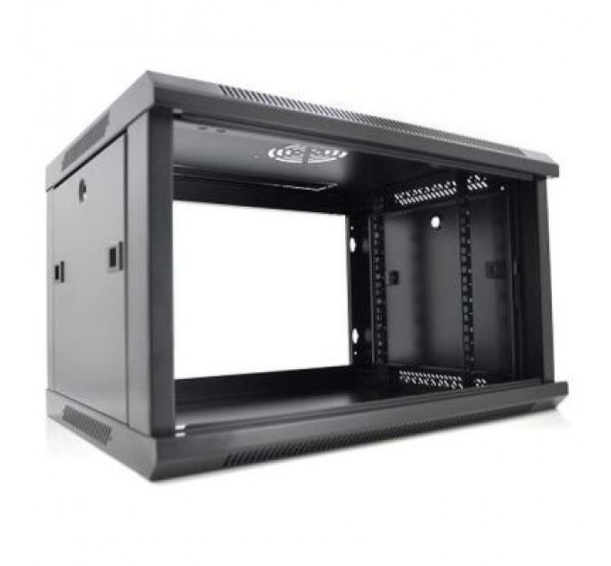 Merlion Шафа настінна Merlion 6U 19" 600*450*367 (Ш*Г*В)мм, black (Ml3-6406 / 23526)