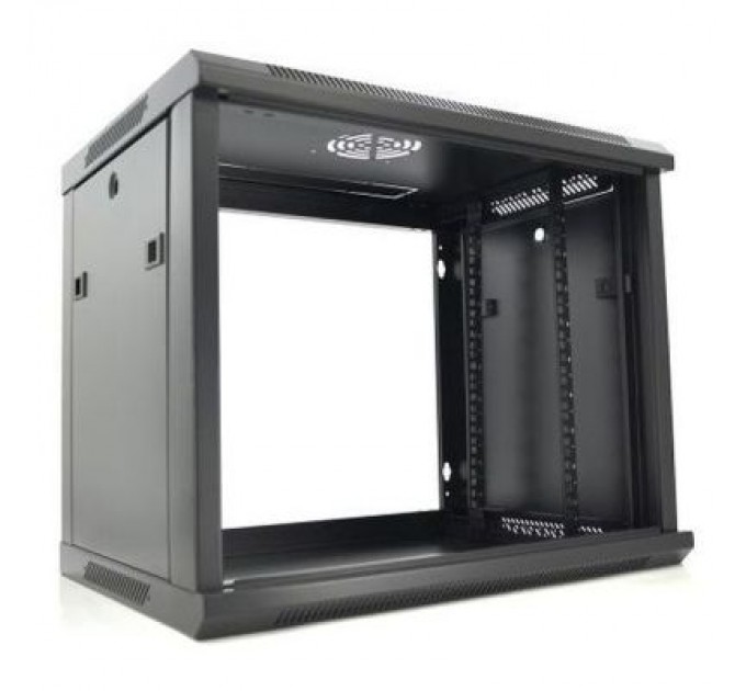 Merlion Шафа настінна Merlion 9U 19" 600*450*500 (Ш*Г*В)мм, black (Ml3-6409 / 23527)