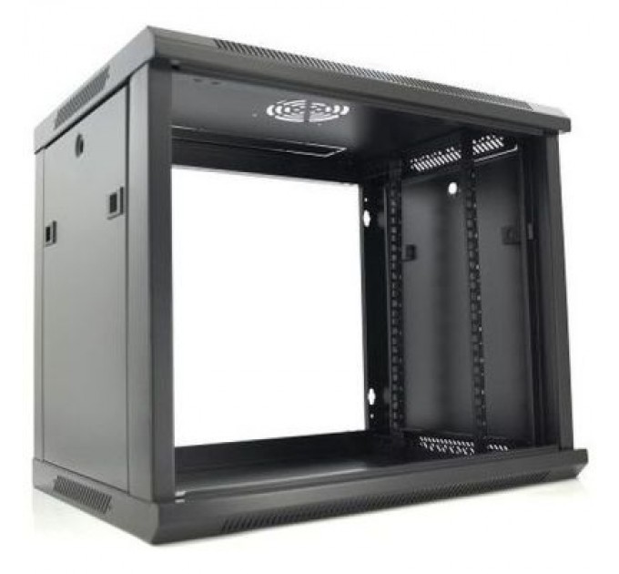 Merlion Шафа настінна Merlion 9U 19" 600*600*500 (Ш*Г*В)мм, black (Ml3-6609 / 23528)