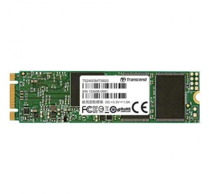 Transcend Накопичувач SSD M.2 2280 240GB Transcend (TS240GMTS820S)