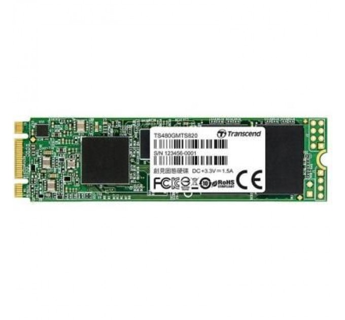 Transcend Накопичувач SSD M.2 2280 480GB Transcend (TS480GMTS820S)