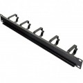 Kingda Кабельний організатор 19" 1U 5 скоб, глибина 52мм Kingda (KD-CM-02)