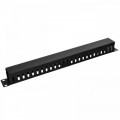 Kingda Кабельний організатор 19" 1U перфорований, 44мм Kingda (KD-CM-10)
