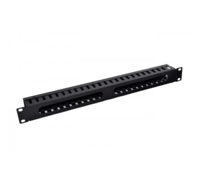 Kingda Кабельний організатор 19" 1U перфорований, 60мм Kingda (KD-CM-11)