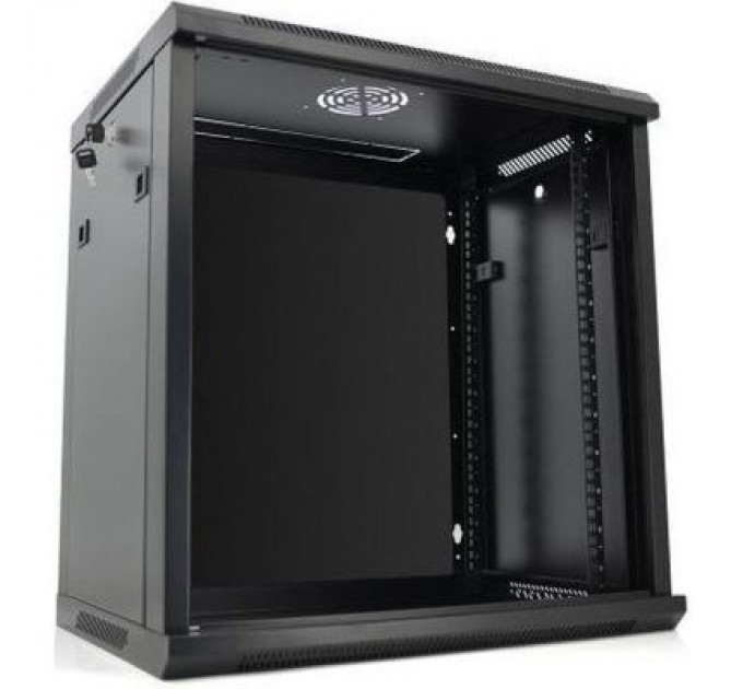 Merlion Шафа настінна Merlion 12U 19" 600*450*634 (Ш*Г*В)мм, black (Ml3-6412)