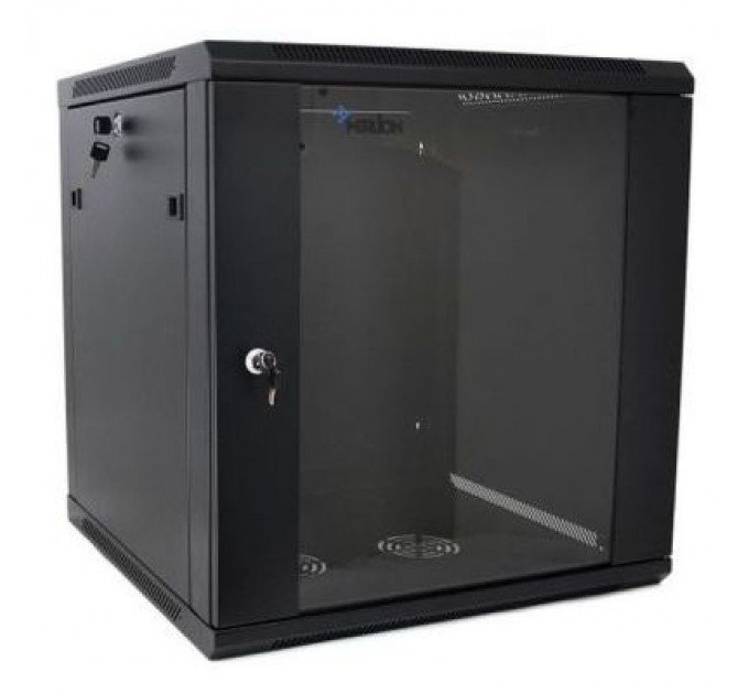 Merlion Шафа настінна Merlion 15U 19" 600*600*768 (Ш*Г*В)мм, black (Ml3-6615)