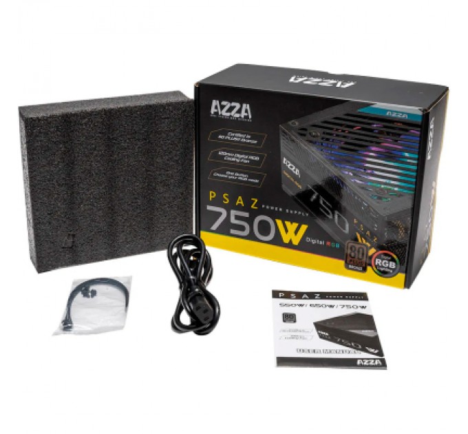 Azza Блок живлення Azza 750W (PSAZ-750W ARGB)