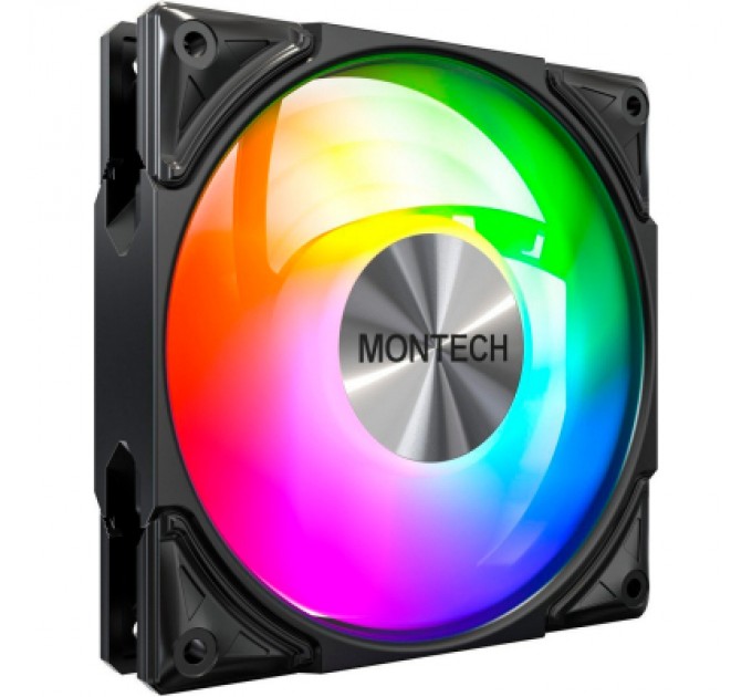 MONTECH Кулер до корпусу MONTECH METAL PRO 12 ARGB PWM BLK