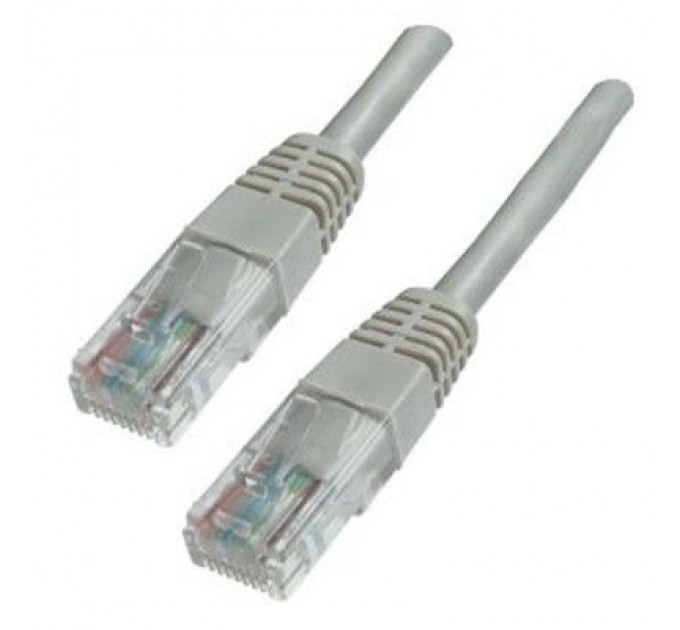 Kingda Патч-корд 0.5м, UTP, cat.5e, CU, 24AWG, grey Kingda (KD-PAUT3050GY)