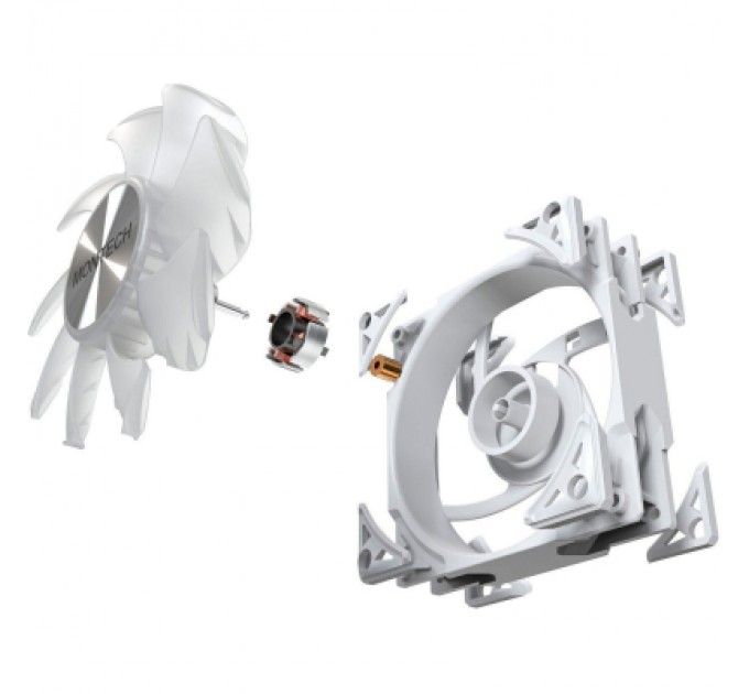 MONTECH Кулер до корпусу MONTECH METAL PRO 12 ARGB PWM WHT