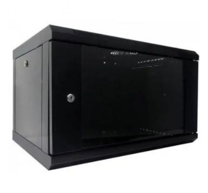 Hypernet Шафа настінна Hypernet 6U 19" 600x500 (WMNC-500-6U-FLAT-BLACK)