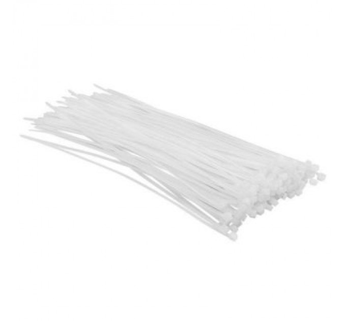 Top Tools Стяжка Top Tools біла, 2.5x200 мм, пластик, 100 шт. (44E952)