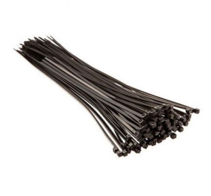 Top Tools Стяжка Top Tools чорна, 3.6x300 мм, пластик, 100 шт. (44E960)