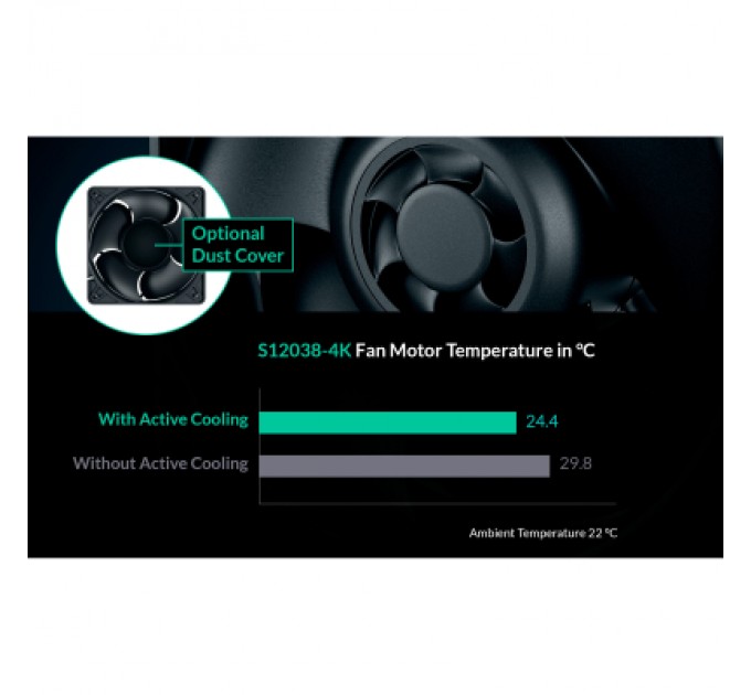 Arctic Кулер до корпусу Arctic S12038-4K (ACFAN00296A)