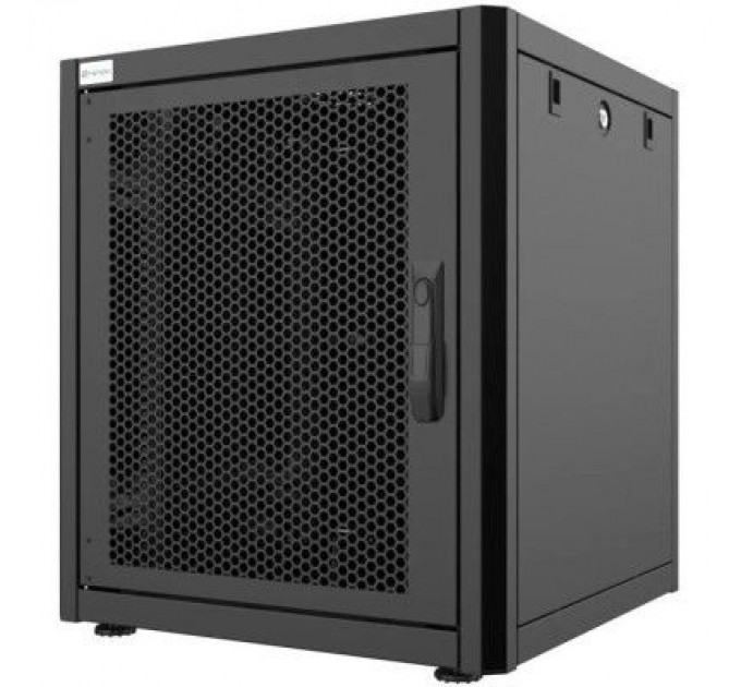 Mirsan Шафа напольна Mirsan GTN 19" 12U 600x600, перфоровані двері (MR.GTN12U66DE.01_PRF63)