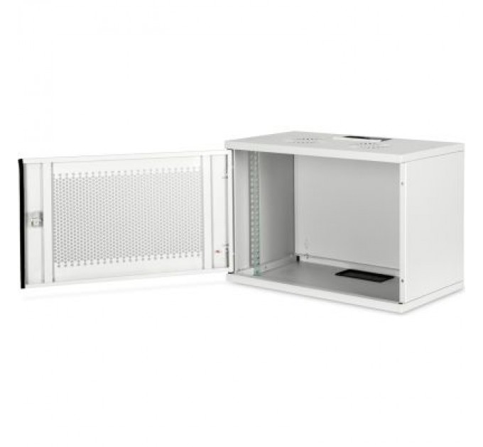 Digitus Шафа настінна Digitus SOHO 19" 7U 540x400, метал.двері, 60kg max (DN-19-07U-S-PD)