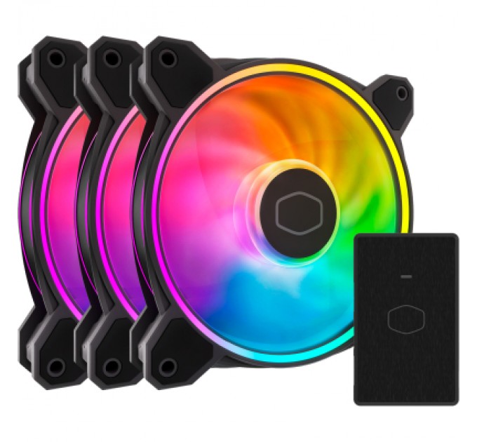 COOLER MASTER Кулер до корпусу CoolerMaster MF120 Halo 3in1 RGB (MFL-B2DN-213P2-R2)
