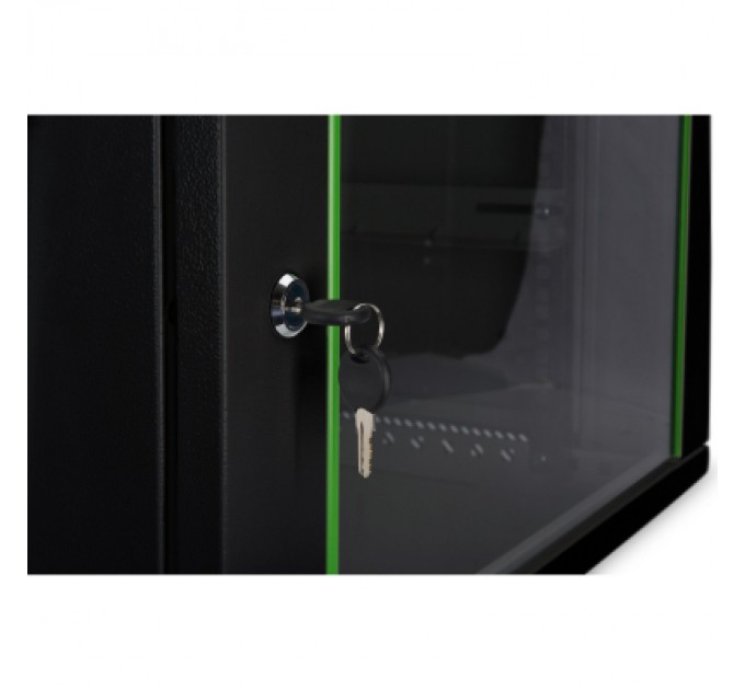 Digitus Шафа настінна Digitus Wall Mounting Dynamic Basic 19" 12U глибина 600, RAL 9005 (DN-1912-U-EC-SW)