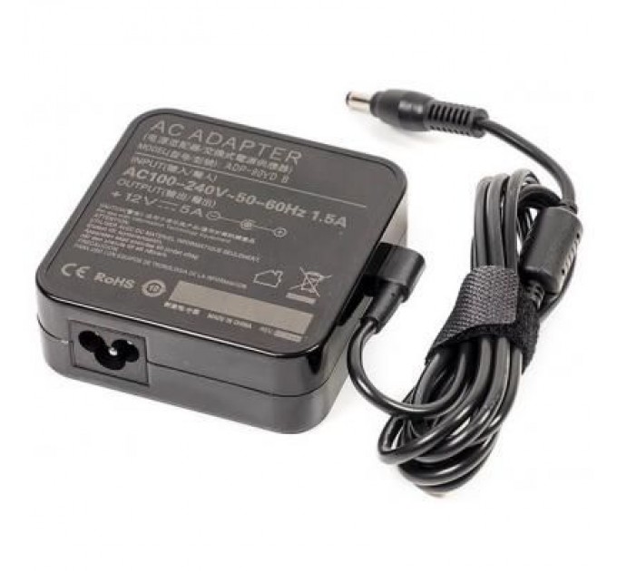 PowerPlant Блок живлення до ноутбуку PowerPlant 60W Универсальный, 12V, 5A (5.5*2.1) (WMKD00MS0042)