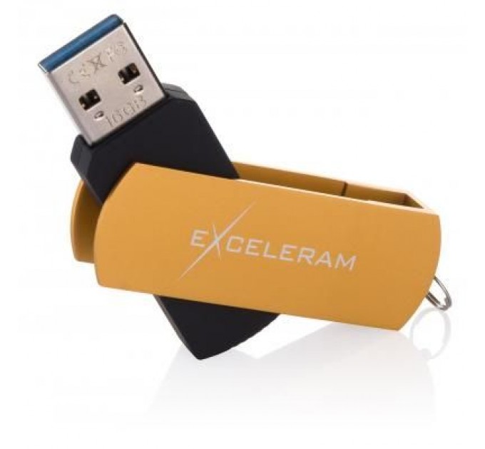 eXceleram USB флеш накопичувач eXceleram 16GB P2 Series Gold/Black USB 3.1 Gen 1 (EXP2U3GOB16)