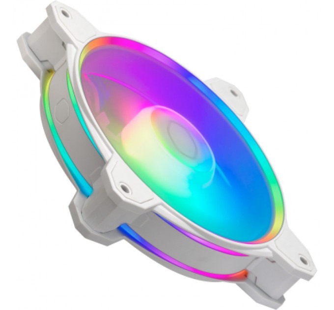 COOLER MASTER Кулер до корпусу CoolerMaster MasterFan MF120 Halo2 3 in 1 White (MFL-B2DW-213P2-R2)