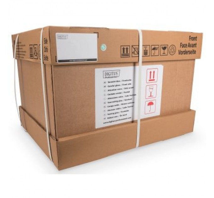 Digitus Шафа настінна Digitus Wall Mounting Unique 19" 12U 600x600, RAL 9005 (DN-1912U-6/6-SW)