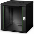 Digitus Шафа настінна Digitus Wall Mounting Unique 19" 12U 600x600, RAL 9005 (DN-1912U-6/6-SW)