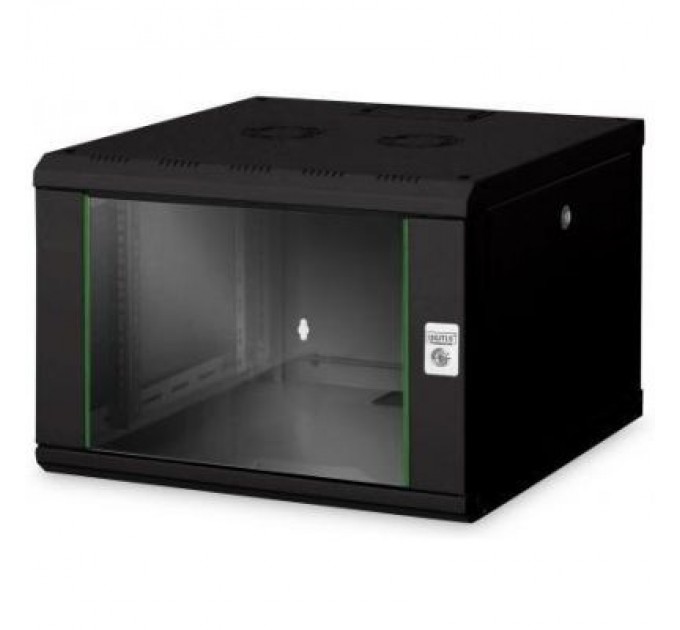 Digitus Шафа настінна Digitus Wall Mounting Unique 19" 7U 600x600, RAL 9005 (DN-1907U-6/6-SW)