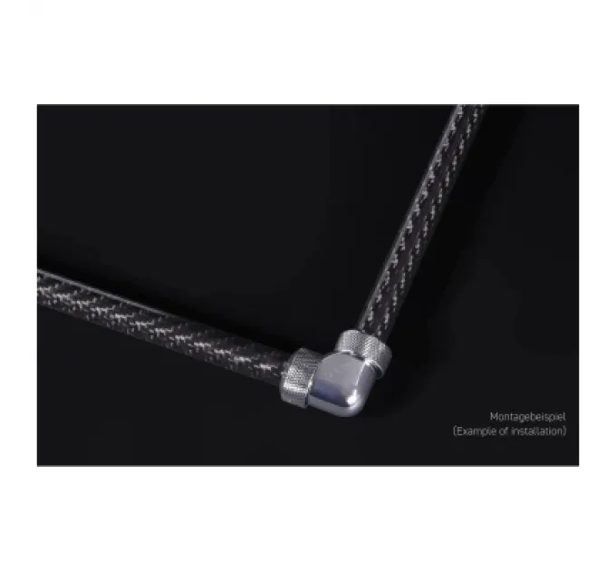 Alphacool Термінал для CРO Alphacool S16 Карбонова HardTube 16mm 4x 80cm (1021877) (1021877)