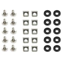 Кріплення для 19" обладнання Cablexpert (гвинт M6, гайка, шайба) комплект кріпильний М6 * 50 (19A-FSET-02)