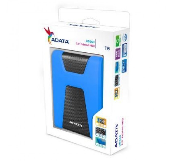 ADATA Зовнішній жорсткий диск 2.5" 1TB ADATA (AHD650-1TU31-CBL)