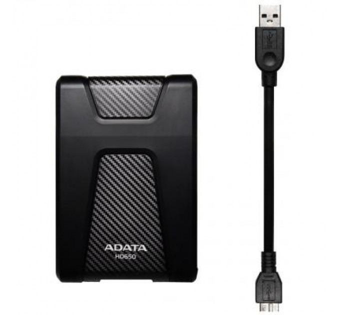 ADATA Зовнішній жорсткий диск 2.5" 2TB ADATA (AHD650-2TU31-CBK)