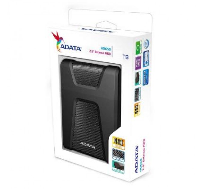 ADATA Зовнішній жорсткий диск 2.5" 2TB ADATA (AHD650-2TU31-CBK)