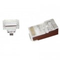 Cablexpert Конектор RJ45 cat.5e FTP 8P8C * 100 (наскрізні отв., позолоч. конт.) Cablexpert (LC-PTF-01/100)