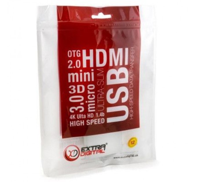 Extradigital Порт-реплікатор Extradigital USB Type-C to HDMI/USB 3.0/Type-C (0.15m) (KBH1691)