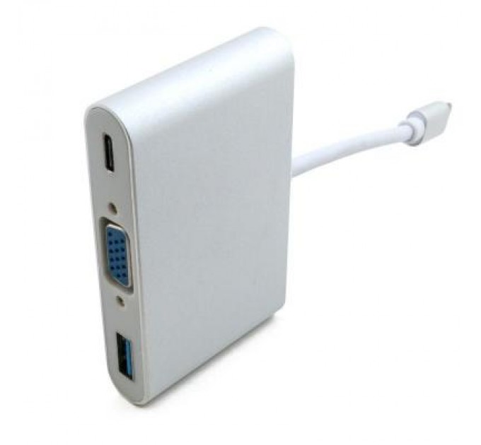 Extradigital Порт-реплікатор Extradigital USB Type-C to VGA/USB 3.0/Type-C (0.15m) (KBV1690)