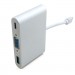 Extradigital Порт-реплікатор Extradigital USB Type-C to VGA/USB 3.0/Type-C (0.15m) (KBV1690)