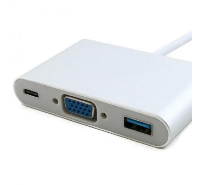 Extradigital Порт-реплікатор Extradigital USB Type-C to VGA/USB 3.0/Type-C (0.15m) (KBV1690)