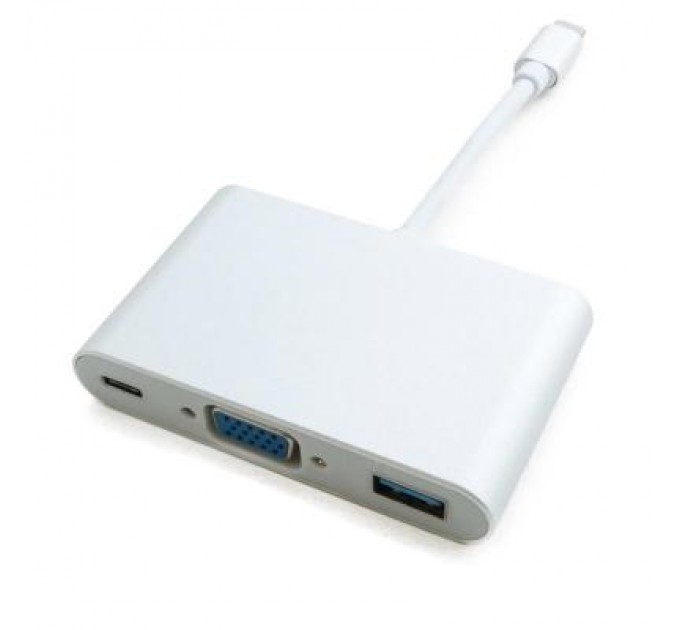 Extradigital Порт-реплікатор Extradigital USB Type-C to VGA/USB 3.0/Type-C (0.15m) (KBV1690)