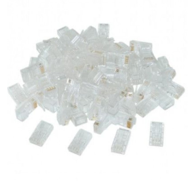 Cablexpert Конектор RJ45 cat.6 UTP 8P8C * 10 (позолоч. конт.) Cablexpert (LC-8P8C-002/10)