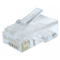 Cablexpert Конектор RJ45 cat.6 UTP 8P8C * 100 (позолоч. конт.) Cablexpert (LC-8P8C-002/100)