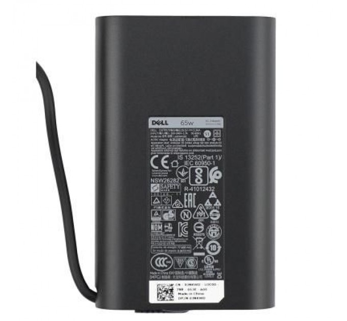 Dell Блок живлення до ноутбуку Dell 65W Oval 19.5V 3.34A разъем 7.4/5.0 (pin inside) (LA65NM130)