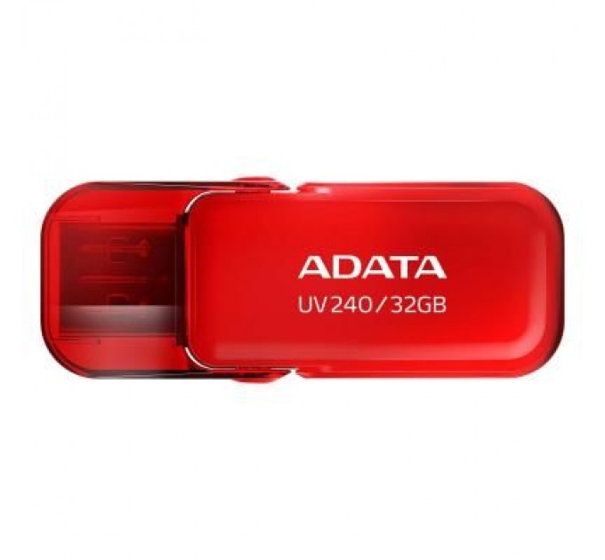 ADATA USB флеш накопичувач ADATA 32GB UV240 Red USB 2.0 (AUV240-32G-RRD)