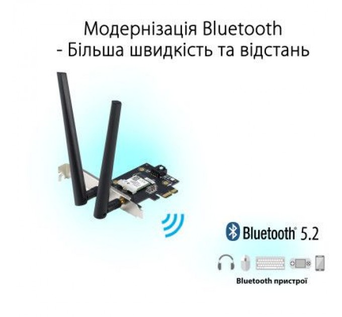 ASUS Мережева карта Wi-Fi ASUS PCE-AXE5400