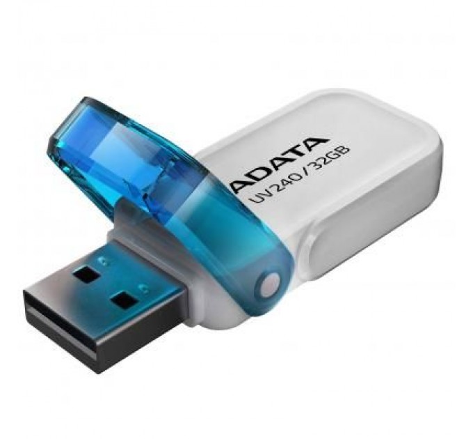 ADATA USB флеш накопичувач ADATA 32GB UV240 White USB 2.0 (AUV240-32G-RWH)