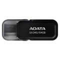 ADATA USB флеш накопичувач ADATA 64GB UV240 Black USB 2.0 (AUV240-64G-RBK)