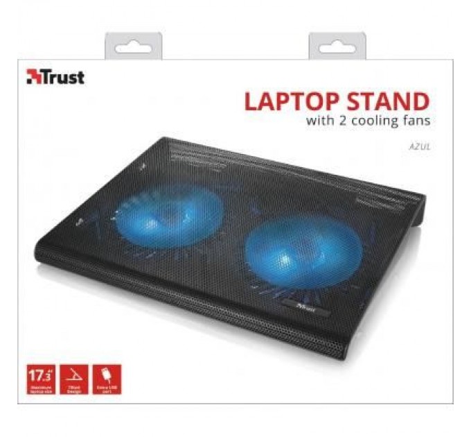 Trust Підставка до ноутбука Trust Azul Laptop Cooling Stand with dual fans (20104)