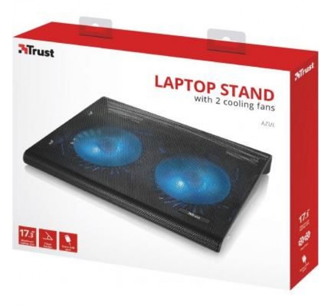 Trust Підставка до ноутбука Trust Azul Laptop Cooling Stand with dual fans (20104)
