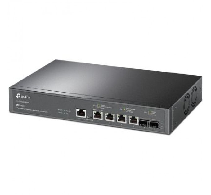 TP-Link Комутатор мережевий TP-Link TL-SX3206HPP 2xSFP+ (10GE) 4x10GE LAN console+microUSB L2 JetStream 19" 1U (TL-SX3206HPP)